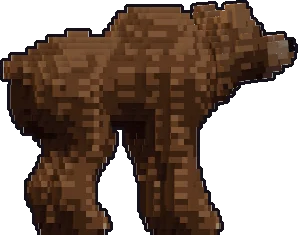 Espalda de la papermini de oso