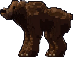 Frente de la papermini de oso