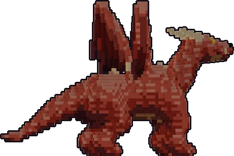 Espalda de la papermini de dragón adulto