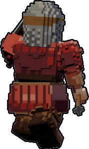 Espalda de la papermini de enano guardia