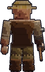 Espalda de la papermini de enano campesino