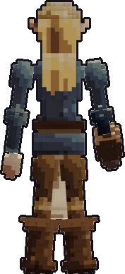 Espalda de la papermini de elfo tabernero