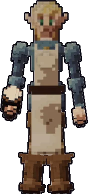 Frente de la papermini de elfo tabernero