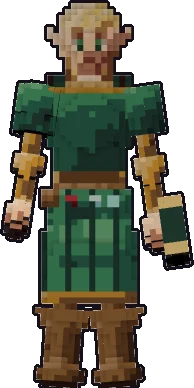Frente de la papermini de elfo mercader