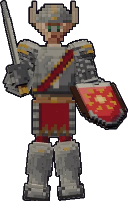 Frente de la papermini de elfo guerrero