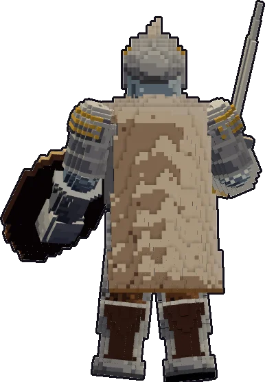 Back of the frost giant paladin paper mini