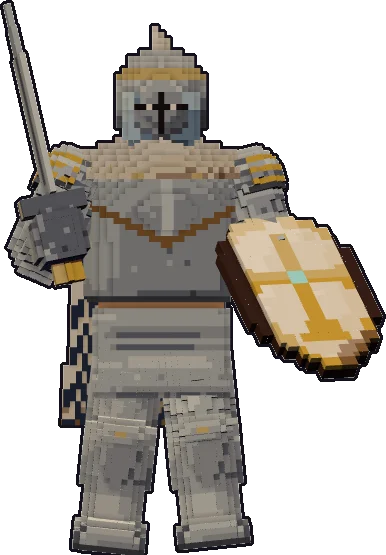 Front of the frost giant paladin paper mini