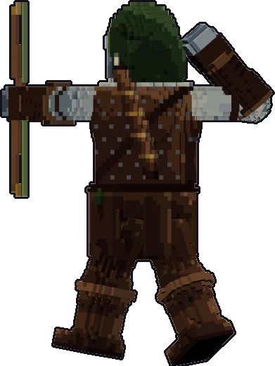 Back of the frost giant ranger paper mini