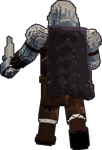 Back of the frost giant rogue paper mini