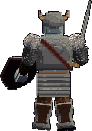 Back of the frost giant warrior paper mini