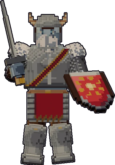 Front of the frost giant warrior paper mini