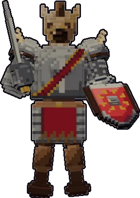 Frente de la papermini de gnoll guerrero