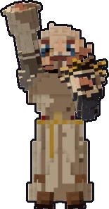Frente de la papermini de gnomo sacerdote