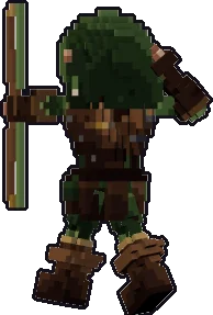 Back of the gnome ranger paper mini