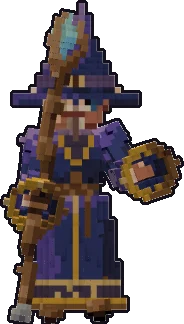 Front of the gnome wizard paper mini
