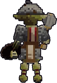 Espalda de la papermini de trasgo clérigo