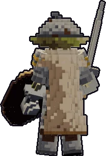 Espalda de la papermini de trasgo paladín