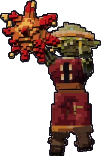 Front of the goblin sorcerer paper mini