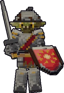 Front of the goblin warrior paper mini