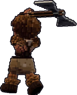 Espalda de la papermini de mediano bárbaro