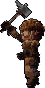 Frente de la papermini de mediano herrero
