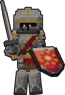 Front of the halfling warrior paper mini