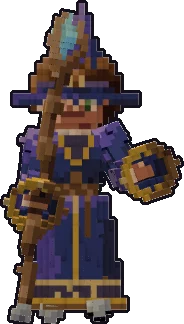 Front of the halfling wizard paper mini