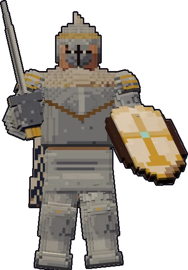 Front of the hill giant paladin paper mini