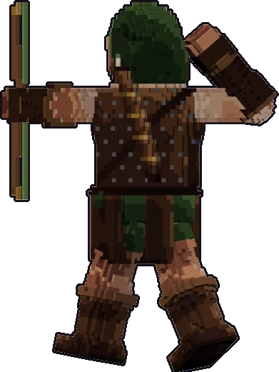 Back of the hill giant ranger paper mini