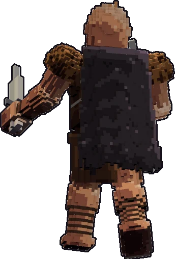 Back of the hill giant rogue paper mini