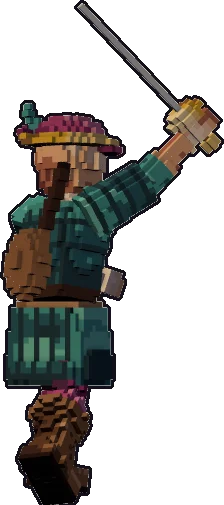 Back of the human bard paper mini