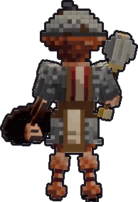 Espalda de la papermini de kóbold clérigo