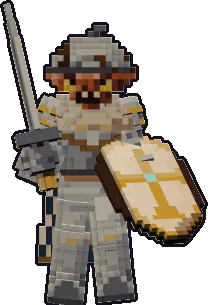 Front of the kobold paladin paper mini