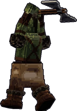 Espalda de la papermini de orco bárbaro