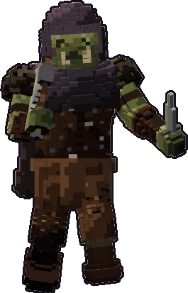 Frente de la papermini de orco pícaro