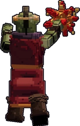Espalda de la papermini de orco hechicero