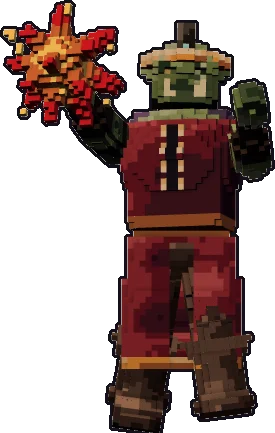 Frente de la papermini de orco hechicero
