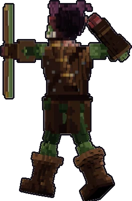 Espalda de la papermini de tiflin explorador