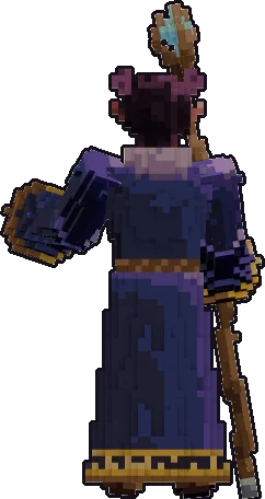 Espalda de la papermini de tiflin mago