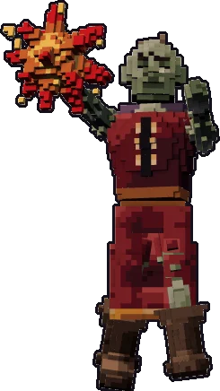 Frente de la papermini de zombi hechicero
